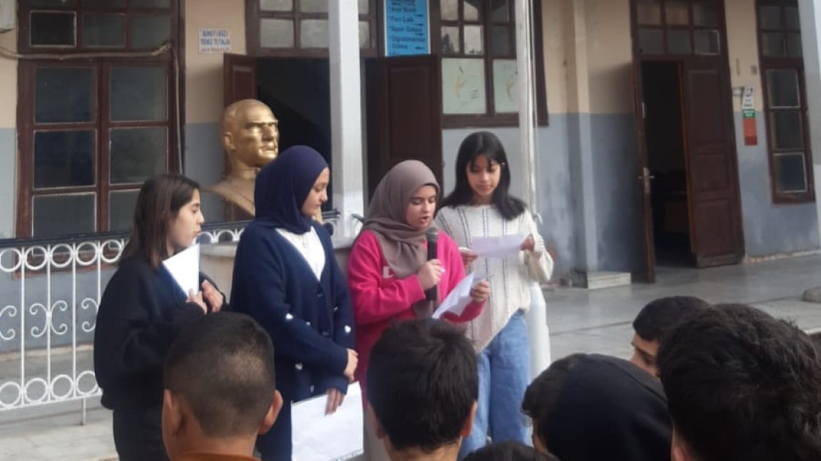 Okulumuzda Yeşilay Haftası Kutlandı.